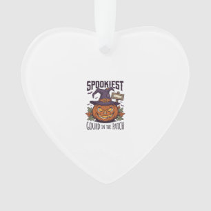 Spooky Pumpkin Shirt Vintage Engraving Halloween T Ornament