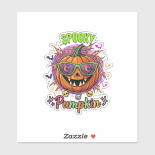 Spooky Pumpkin Sunglasses Moon Cobwebs Skulls