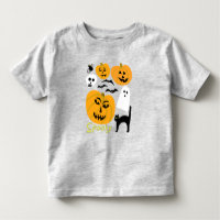 Spooky Pumpkins Charming Halloween Ghosts Bats