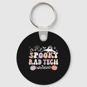 Spooky Radiology Tech Halloween Rad Technologist R Key Ring