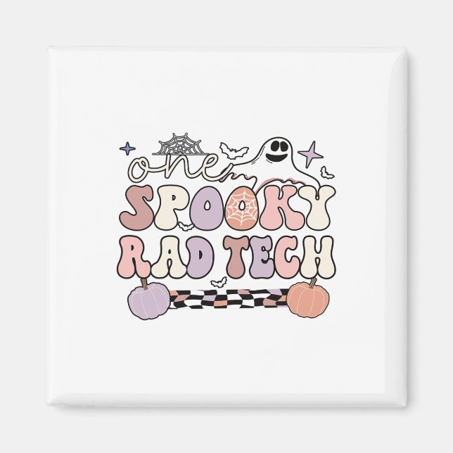 Spooky Radiology Tech Halloween Rad Technologist R Magnet (Front)