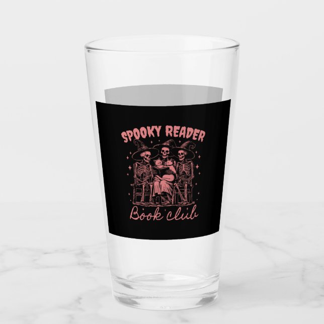 Spooky Reader Book Club D Red Glass (Front)