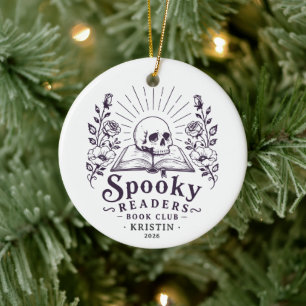 Spooky Readers Book Club Ornament