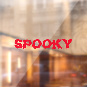 Spooky red blood Halloween custom decor