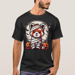 spooky Red Panda mummy T-Shirt
