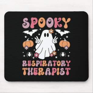 Spooky Respiratory Therapist Halloween Respiratory Mouse Pad