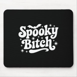 Spooky Retro Halloween Witch Quote Saying Ts Gift Mouse Pad