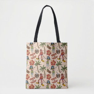 Spooky Retro Luau Tote Bag