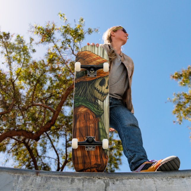 Spooky Scarecrow  Skateboard (Outdoor 1)