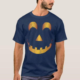 Spooky Scary Halloween Cute Jack O Lantern Vintage T-Shirt