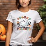 Spooky Science Teacher Retro Halloween T-shirt<br><div class="desc">Perfect for teachers looking to infuse a little Halloween fun into their classroom!</div>
