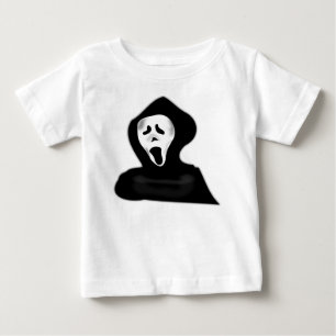 Spooky Scream Ghost Halloween Horror Design Baby T-Shirt