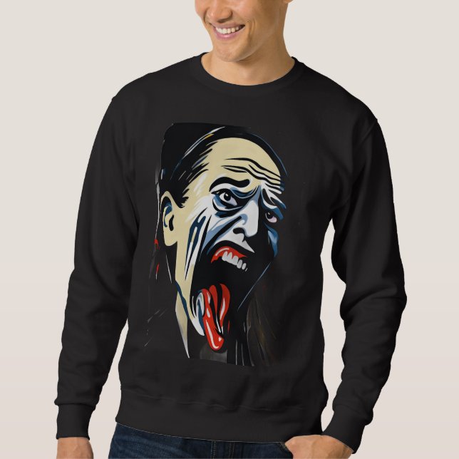 "Spooky Scream" Halloween Hoodie - Costume Idea (Front)
