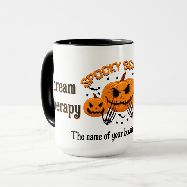 Spooky Scream Therapy Welcome Here  Mug (Front Left)