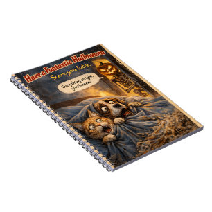 Spooky scribbles everything all right gentlemen Ha Notebook