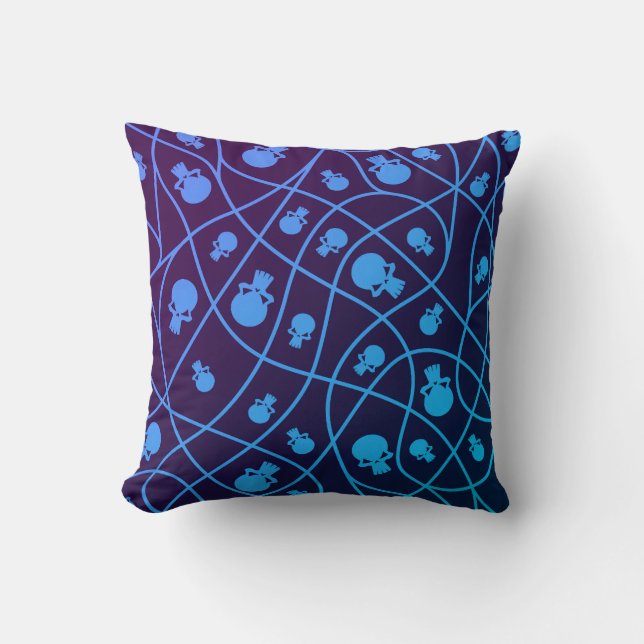 Spooky Seamless Pattern A (Style: 1) Cushion (Front)