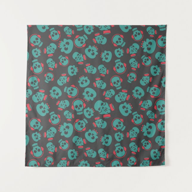 Spooky Seamless Pattern E (Style: 2) Tapestry (Front)