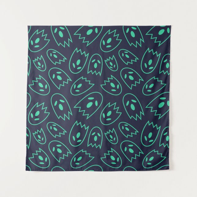 Spooky Seamless Pattern H (Style: 1) Tapestry (Front)
