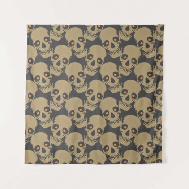 Spooky Seamless Pattern J (Style: 2) Tapestry (Front)