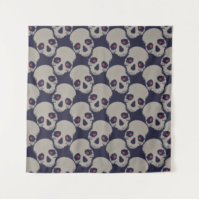 Spooky Seamless Pattern K (Style: 1) Tapestry (Front)