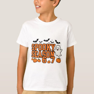 Spooky Season 67 Shirt Viral 6-7 Ghost Kids