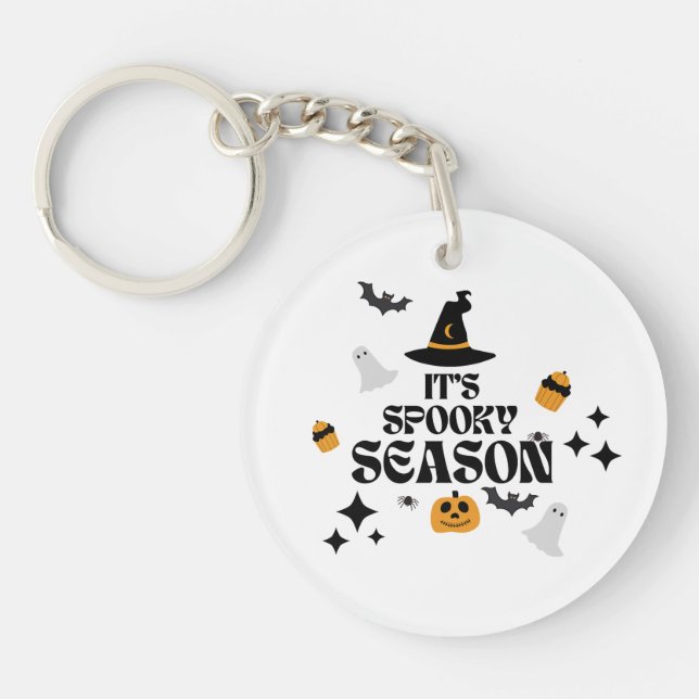 Spooky Season Acrylic Keychain (Front)