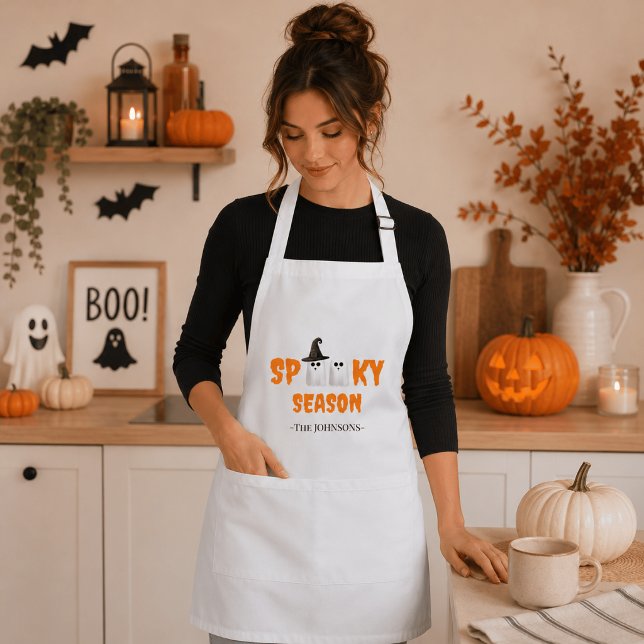 Spooky Season Apron – Funny Halloween Kitchen Gift (Creator Uploaded)