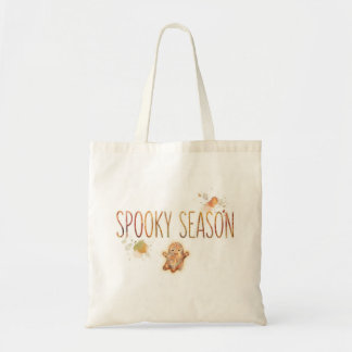 Spooky Season Autumn Halloween Fall Ghost Tote Bag