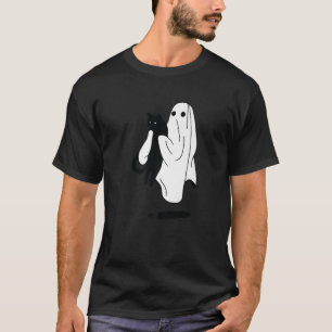 Spooky Season Cat Lover Halloween Costume Black Ca T-Shirt