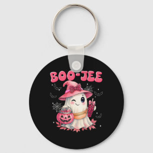 Spooky Season Cute Boo Jee Boujee Halloween Costum Key Ring