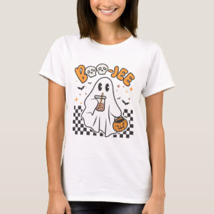 Spooky Season Cute Boujee Ghost Halloween Costume  T-Shirt