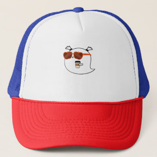 Spooky Season Cute Ghost Classic T-Shirt Trucker Hat