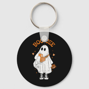 Spooky Season Cute Ghost Halloween Boujee Boo Jee  Key Ring
