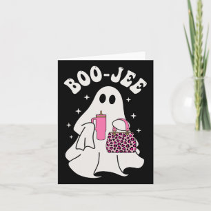 Spooky Season Cute Ghost Halloween Costume Boo-jee Card