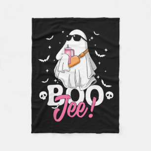 Spooky Season Cute Ghost Halloween Costume Boujee Fleece Blanket