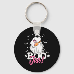Spooky Season Cute Ghost Halloween Costume Boujee Key Ring
