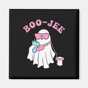 Spooky Season Cute Ghost Halloween Costume Boujee Magnet