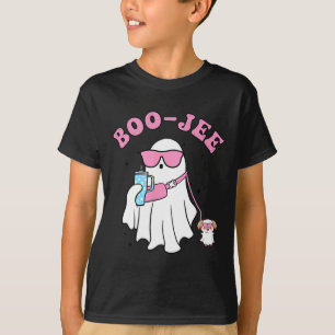 Spooky Season Cute Ghost Halloween Costume Boujee  T-Shirt