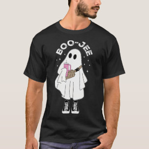 Spooky Season Cute Ghost Halloween Costume Boujee  T-Shirt