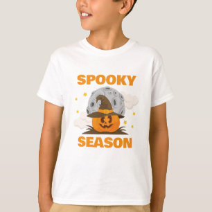 Spooky Season Cute Orange Pumpkin Halloween  T-Shirt