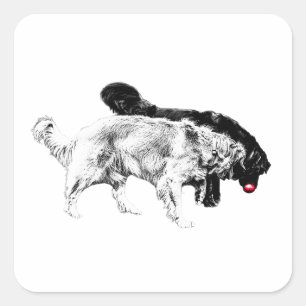 Spooky Season Duel Square Sticker