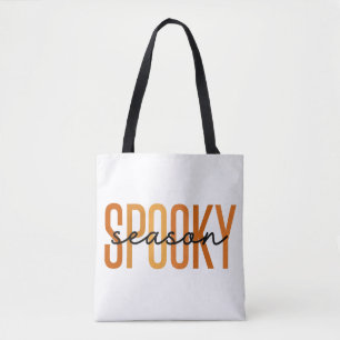 Spooky Season Fall Halloween October Tote Bag
