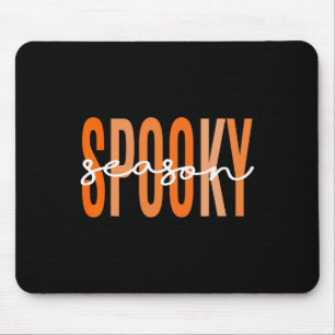 Spooky Season Fall Pumpkin Halloween Teacher Stud Mouse Pad