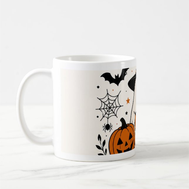 Spooky season full time fun coffee mug (Left)