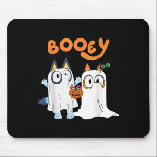 Spooky Season Funny Ghost Booey Halloween For Men  Mouse Pad