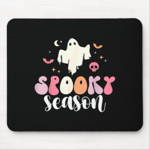 Spooky Season Funny Spooky Ghost Halloween Costume Mouse Pad