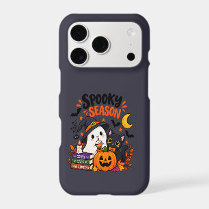 Spooky Season Ghost & Black Cat   