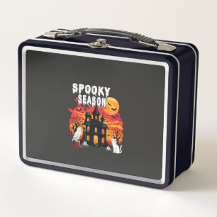 Spooky Season Halloween (2) Metal Lunch Box