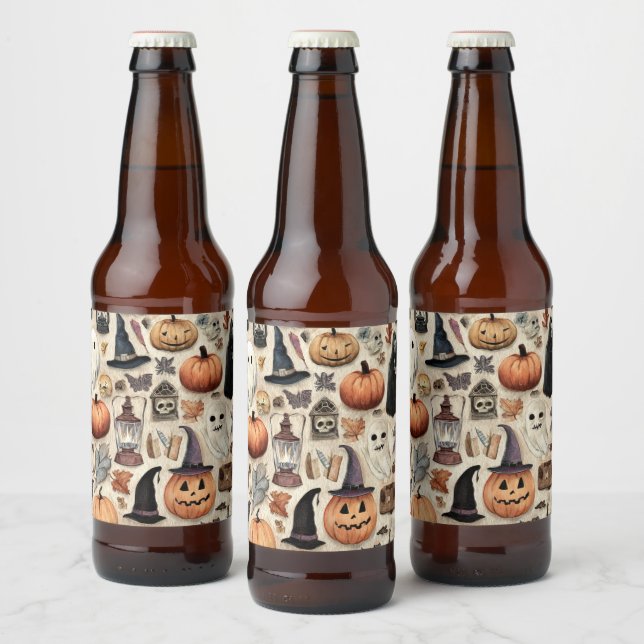 Spooky Season - Halloween Beer Label (Bottles)