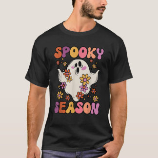 Spooky Season Halloween Costume Cute Gnomes Horror T-Shirt